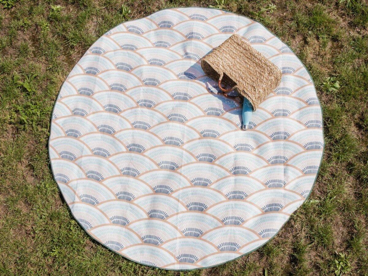 Gusta Picknickdecke Rund ø200 cm mit Print 3/6