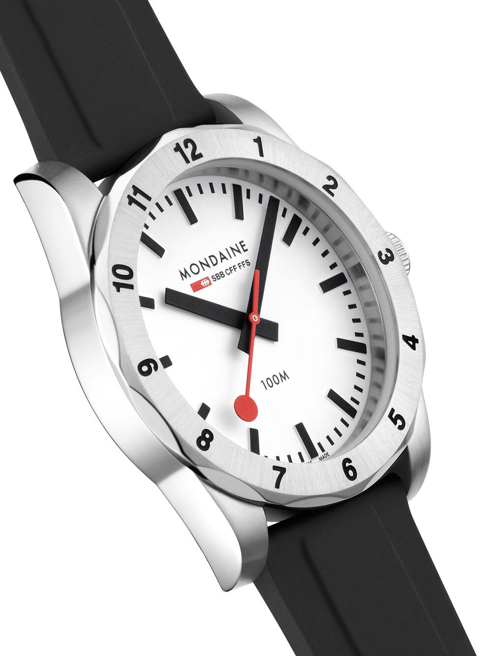 Mondaine MSN.4211B.RB, Quartz, 42mm, 10ATM 5/5