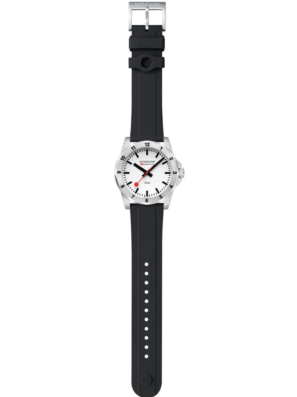 Mondaine MSN.4211B.RB, Quartz, 42mm, 10ATM 4/5