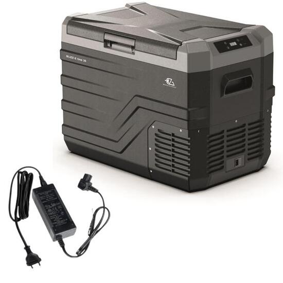 EZA Glacière à compression Blizz-E One 35 litres Camping-car + EZA Adaptateur