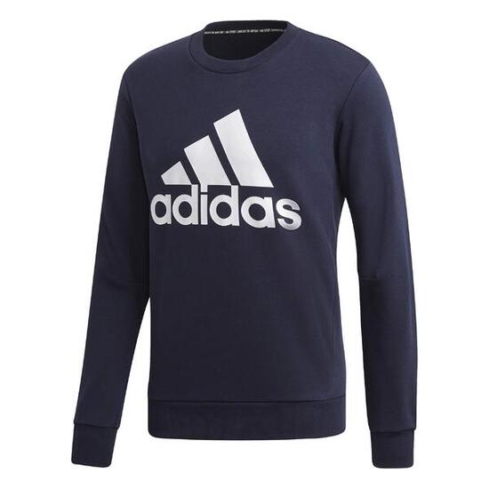 Adidas Sweatshirt Col Ronde en Legend Ink/White, XL