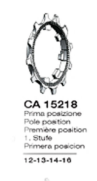 Pignon miche campa 11v depart 12d 2/3