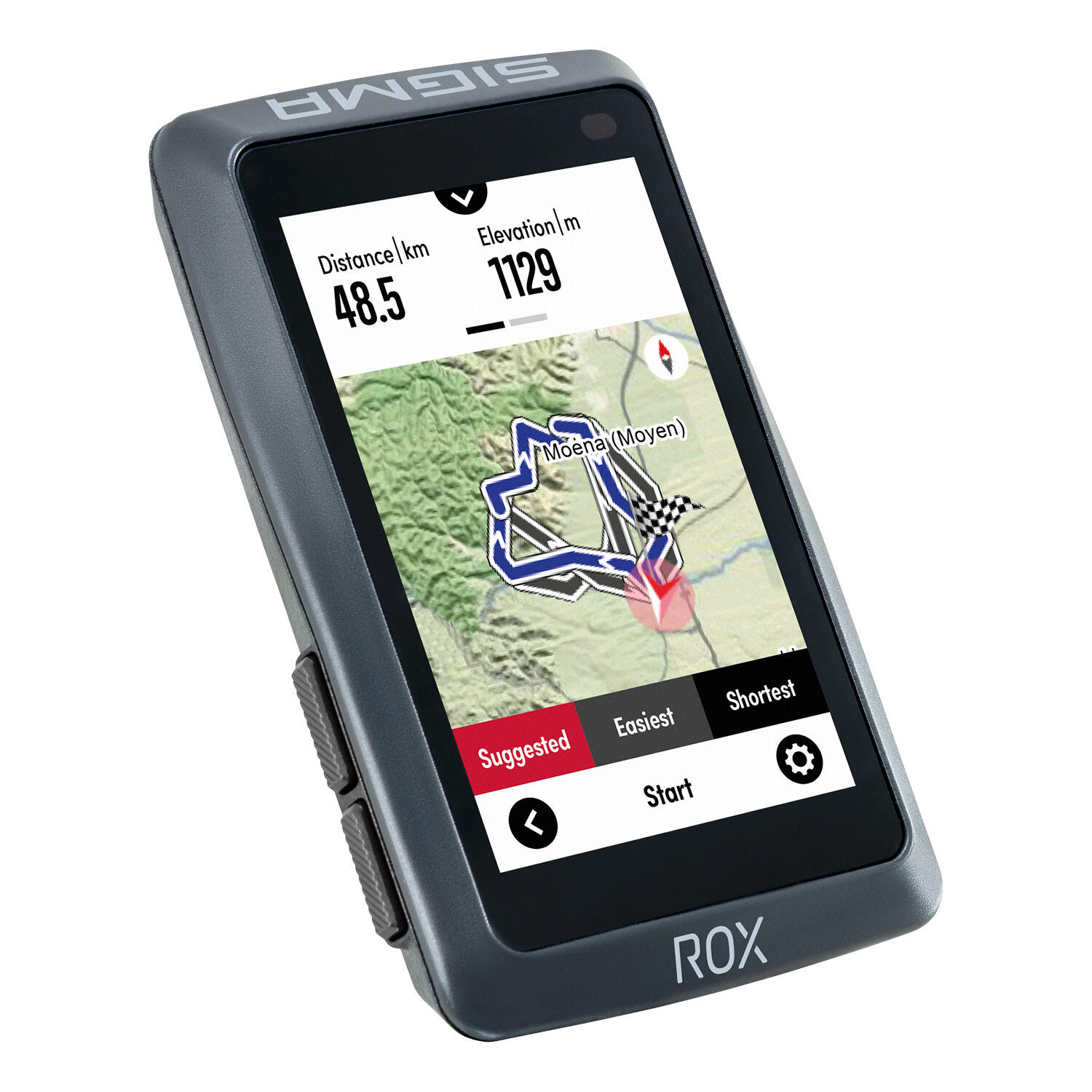 GPS-FAHRRADCOMPUTER ROX 12.1 EVO SCHWARZ 2/8