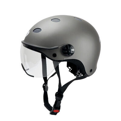 CITY Fahrradhelm mit farbigem Visier MENTHA