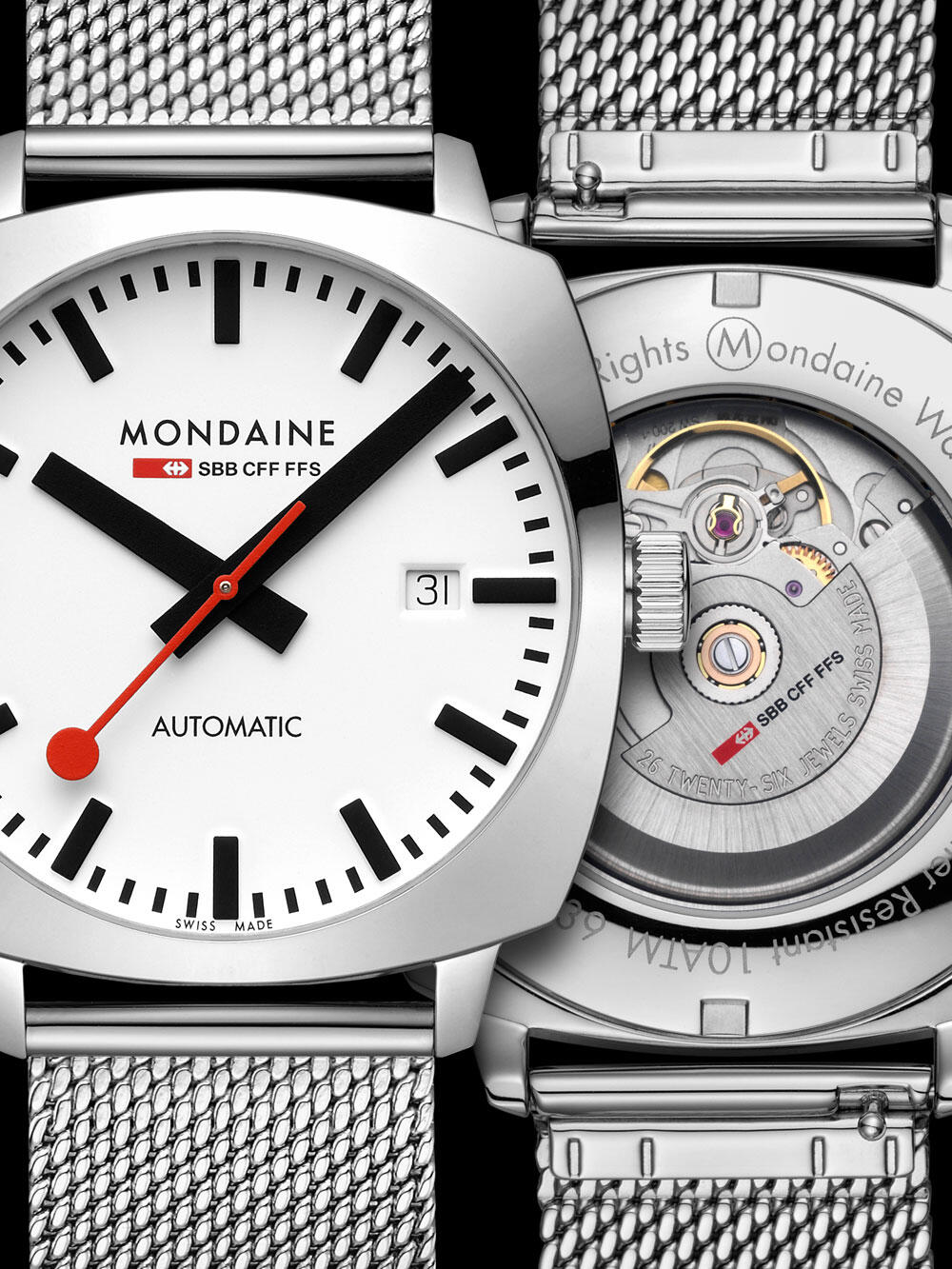 Mondaine MSL.3961B.SM, Automatic, 39mm, 10ATM 5/5