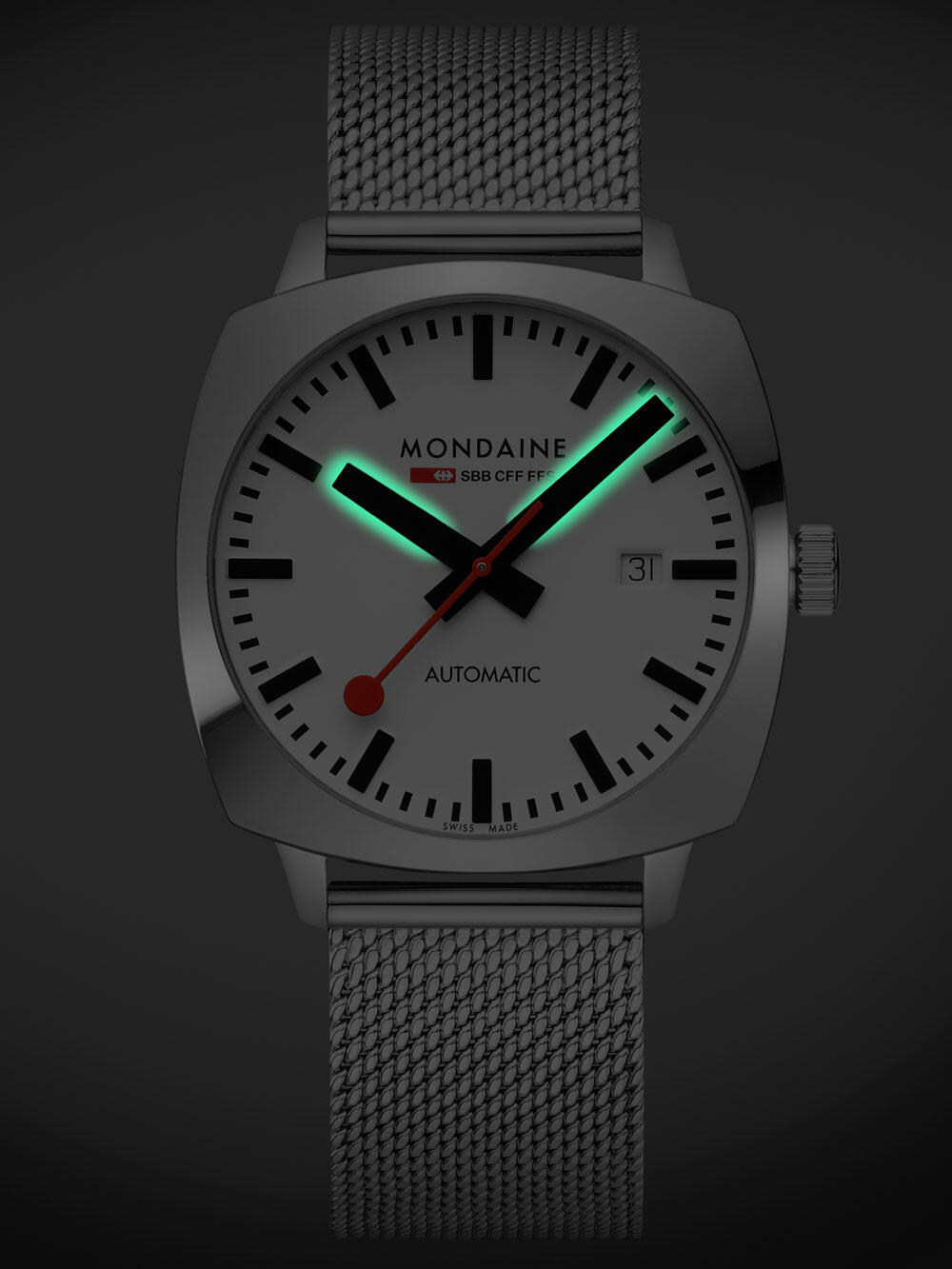 Mondaine MSL.3961B.SM, Automatic, 39mm, 10ATM 3/5