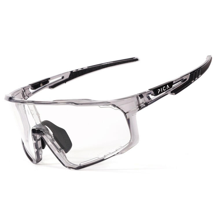 Okulary na rower TREZADO PICA STRIX transparentne fotochromowe