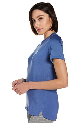 T-Shirt Adidas W Mt T per Donna in Blu e Bianco, Taglia M 2/6