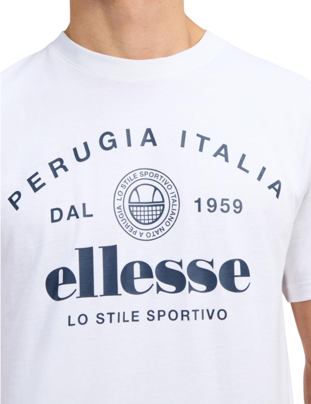 Camiseta para Homem Ellesse Pepito Branco 4/5