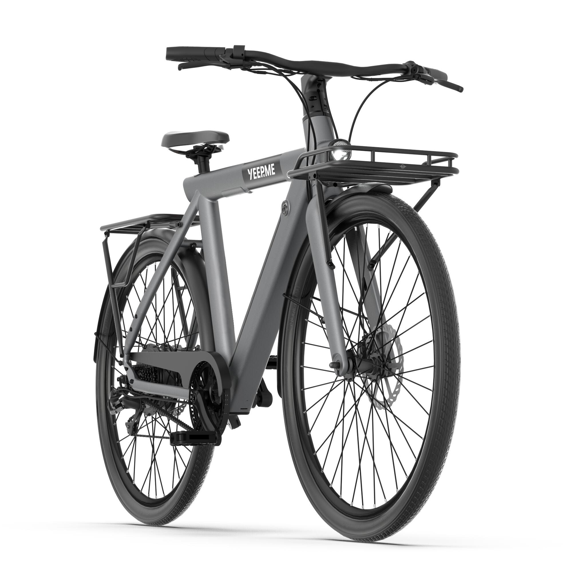 Elektrische fiets DAY SPORT Cargo Zwart 28'' 80km 460Wh Riem, bagagedrager V+A 2/9