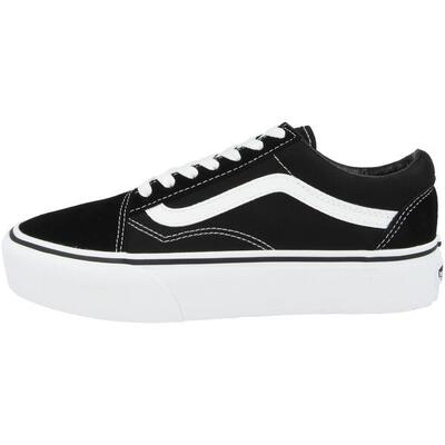 Sneakers vans model old skool platform kleur zwart