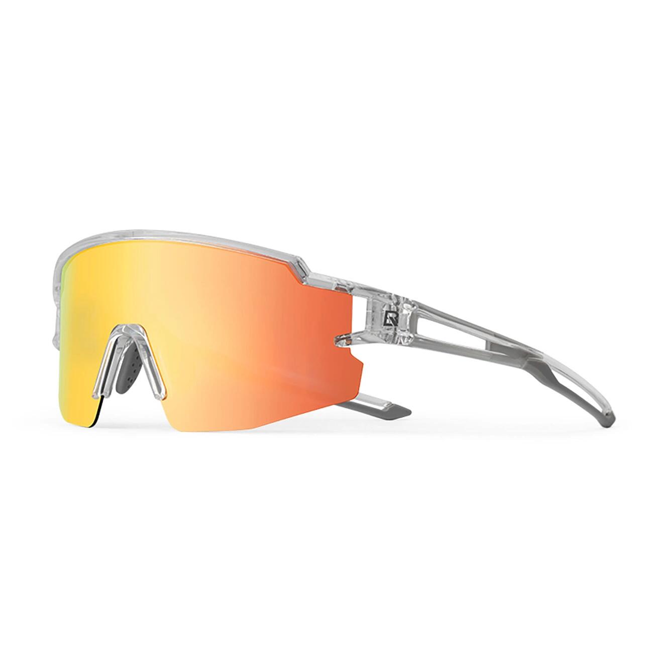 ROCKBROS Occhiali da ciclismo polarizzati per bambini con protezione UV - Grigio