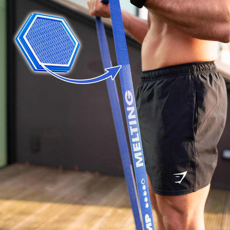 Bandes De Résistance Fitness Lot De 3 - Sac Transport Niveaux Léger/moyen/lourd