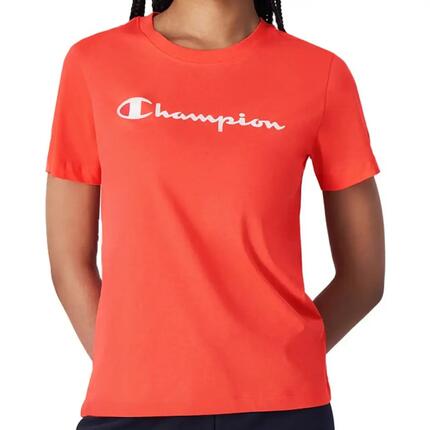 Champion Damen T-Shirt kurzarm 100% Baumwolle