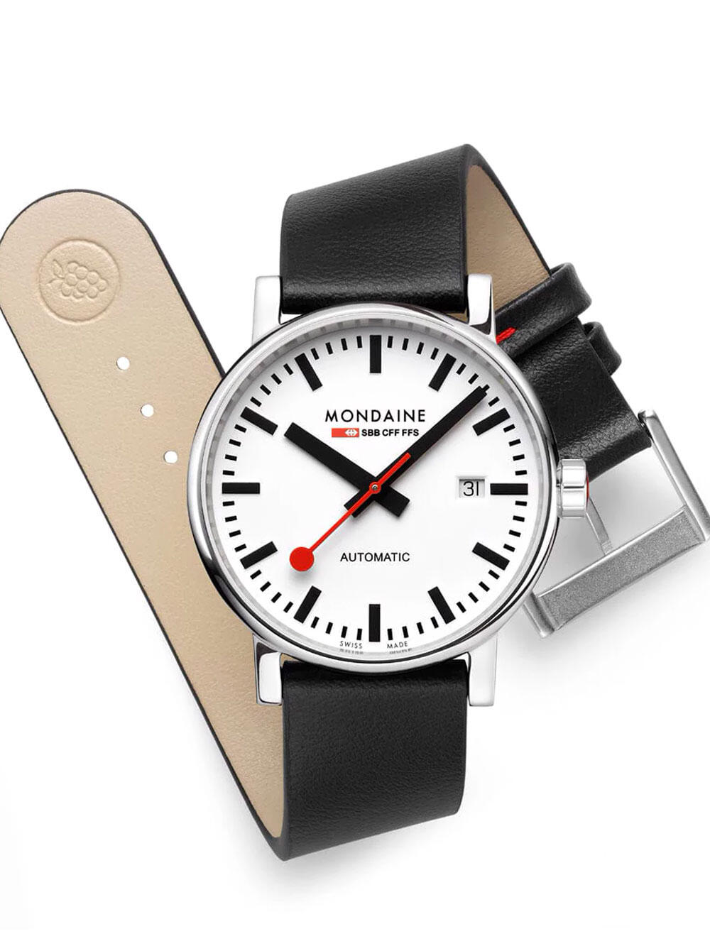 Mondaine MSE.40610.LBV, Automatic, 40mm, 5ATM 3/4