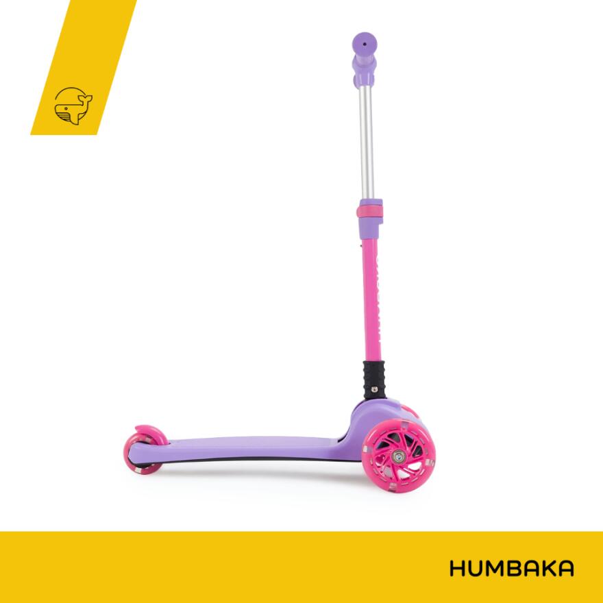 Hulajnoga trójkołowa dziecięca HUMBAKA Starshine LED 2/5