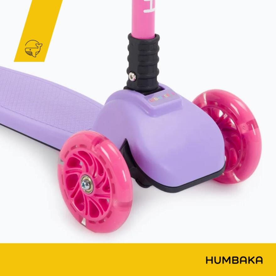 Hulajnoga trójkołowa dziecięca HUMBAKA Starshine LED 3/5