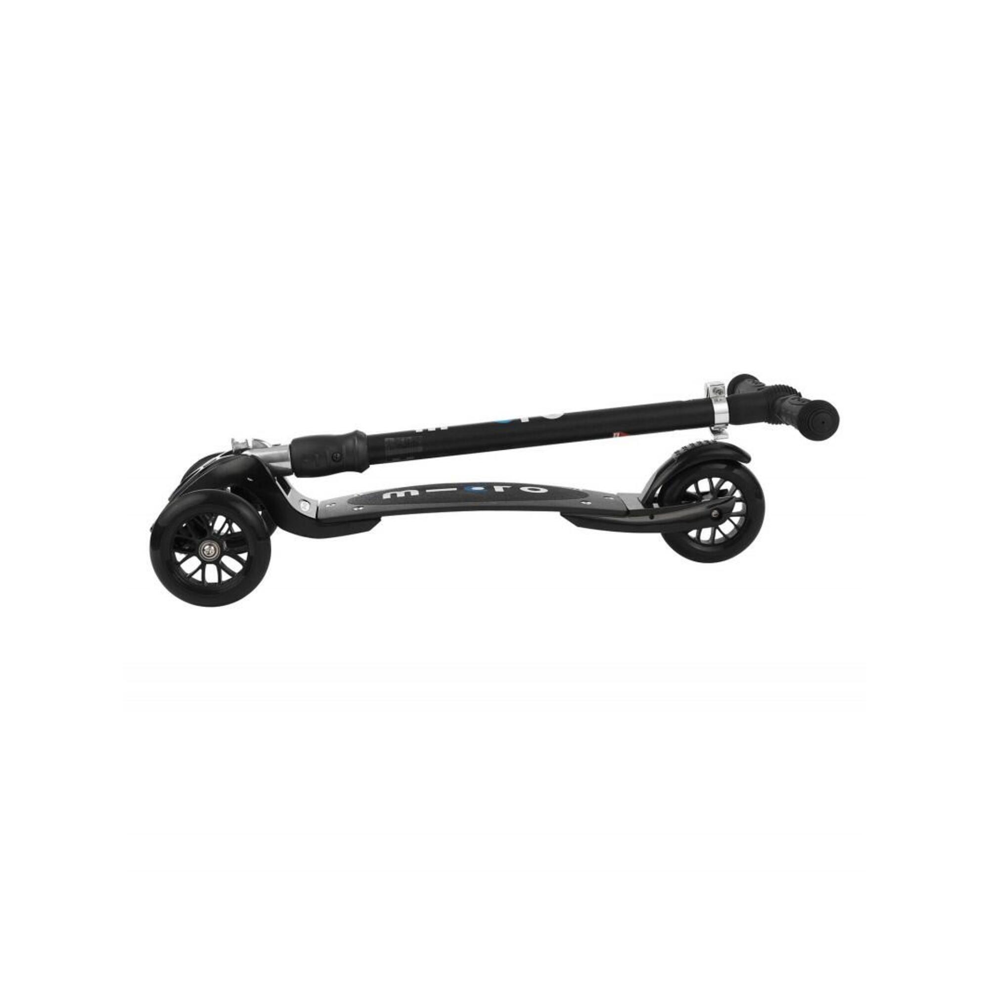 PATINETE JUVENIL MICRO KICKBOARD COMPACT NEGRO DE 3 RUEDAS PLEGABLE