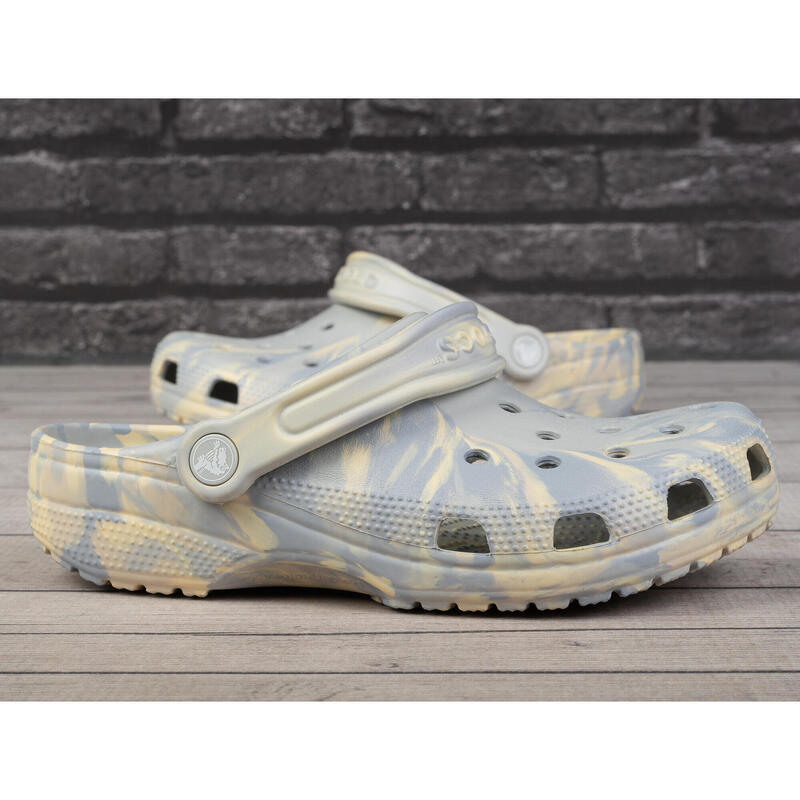 Klapki damskie sportowe Crocs CLASSIC MARBLED CLOG