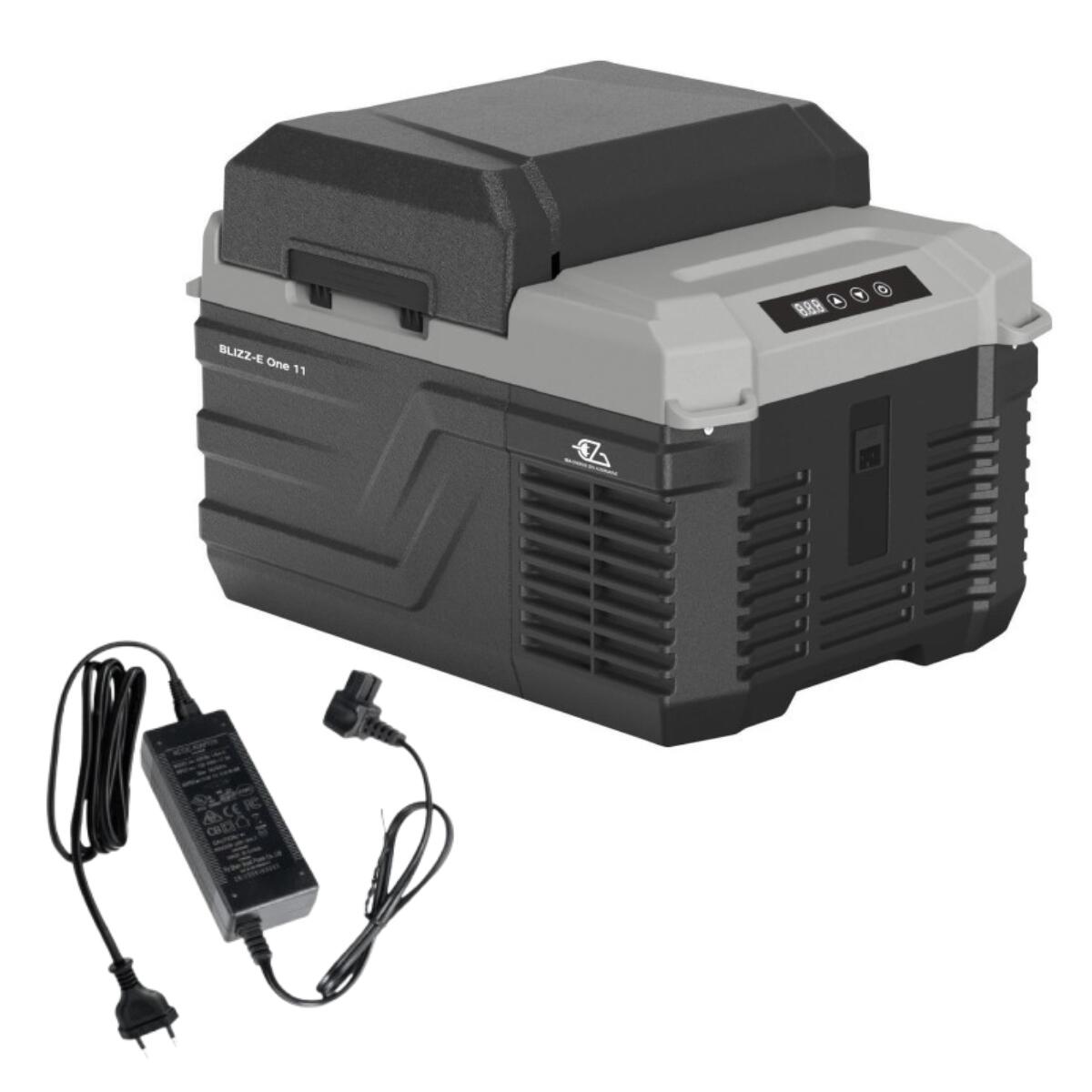 Eza - Pack Eza Glacière À Compression Blizz-e One 11 Litres Camping-car + Adaptateur - Glacière - Noir - 27 L - Decathlon