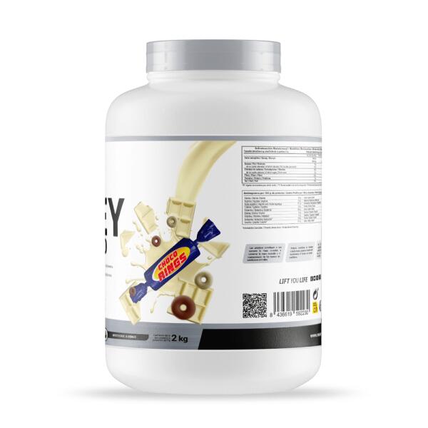 Whey Protein80 - 2 Kg Chocolat blanc avec Choco Rings de MASmusculo 3/6