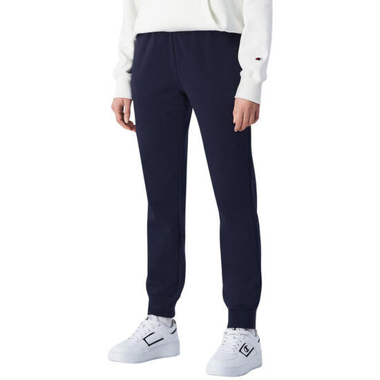 CHAMPION Pantalon femme Rib Cuff bleu marine