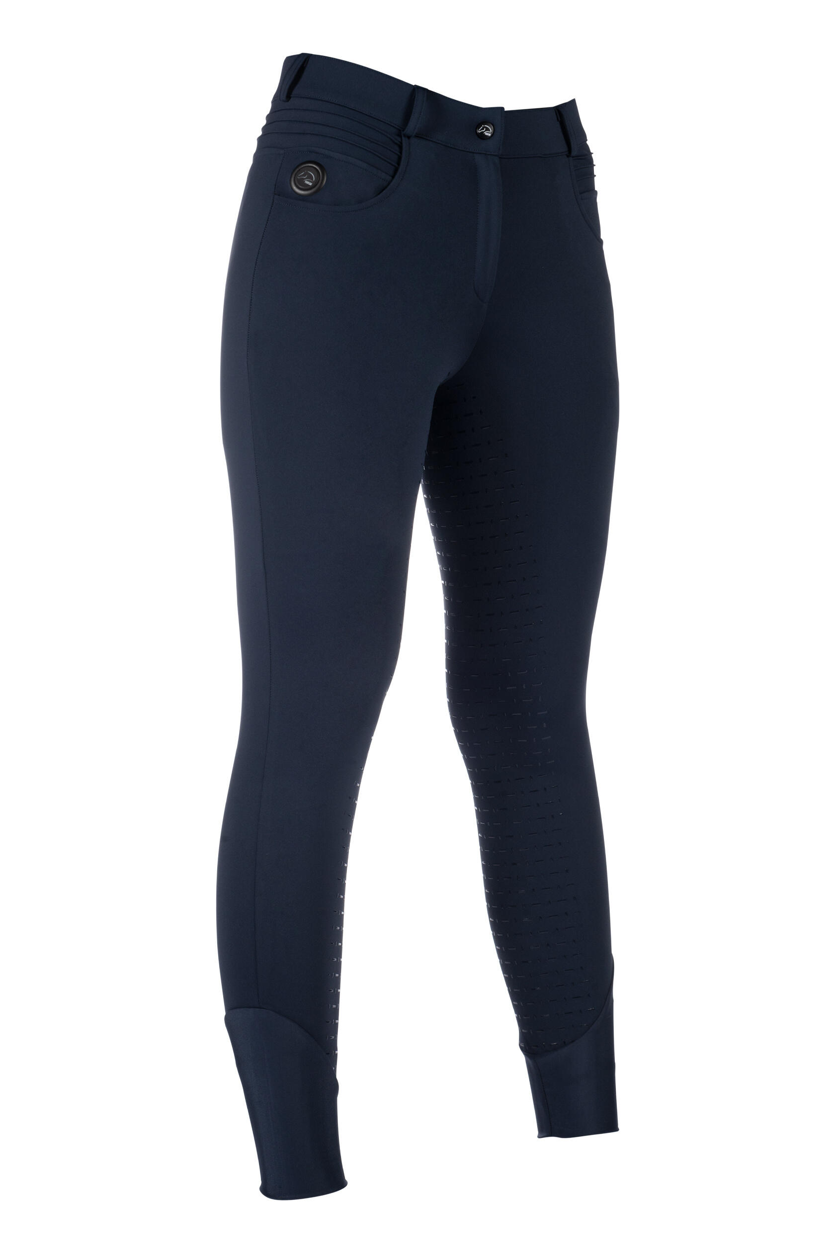 HKM Verwarmde Rijbroek Comfort Style - Deep Blue 5/7