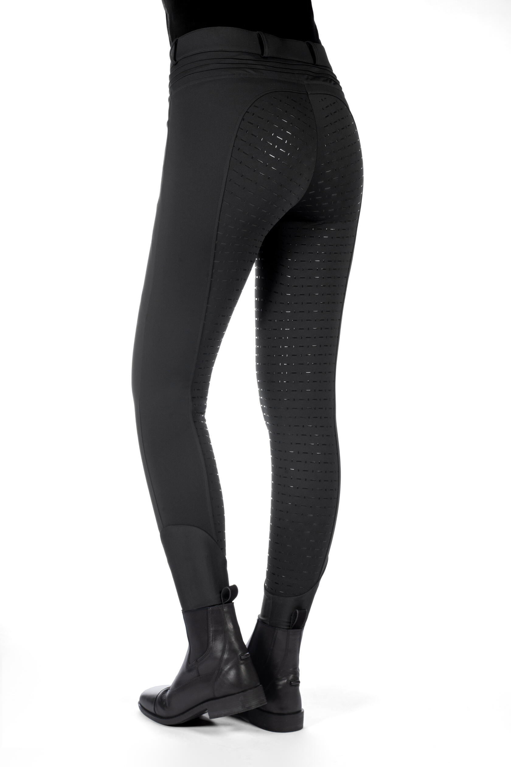 HKM Verwarmde Rijbroek Comfort Style - Zwart 7/7