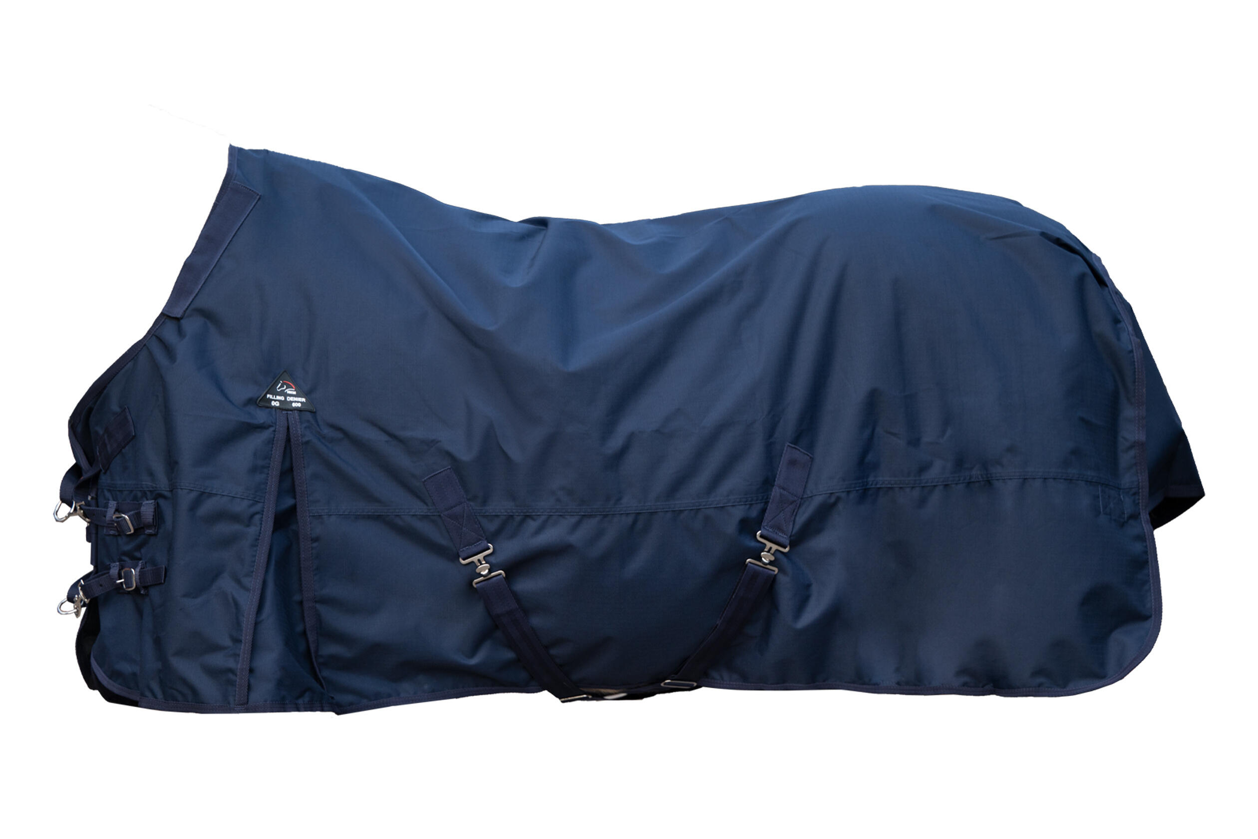 HKM Outdoordeken -Kombi 2- met kliksysteem + 3 onderdekens - Navy 5/7