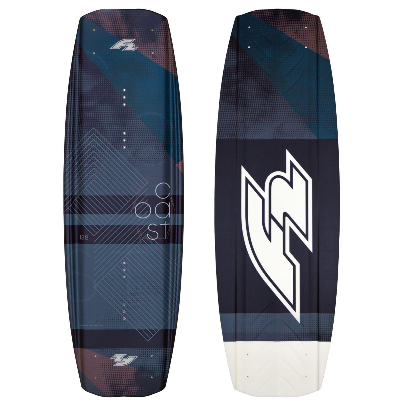 F2 Set Wakeboard Coast Petrol 144cm mit Wakebindung Team Boot L/XL 2/4