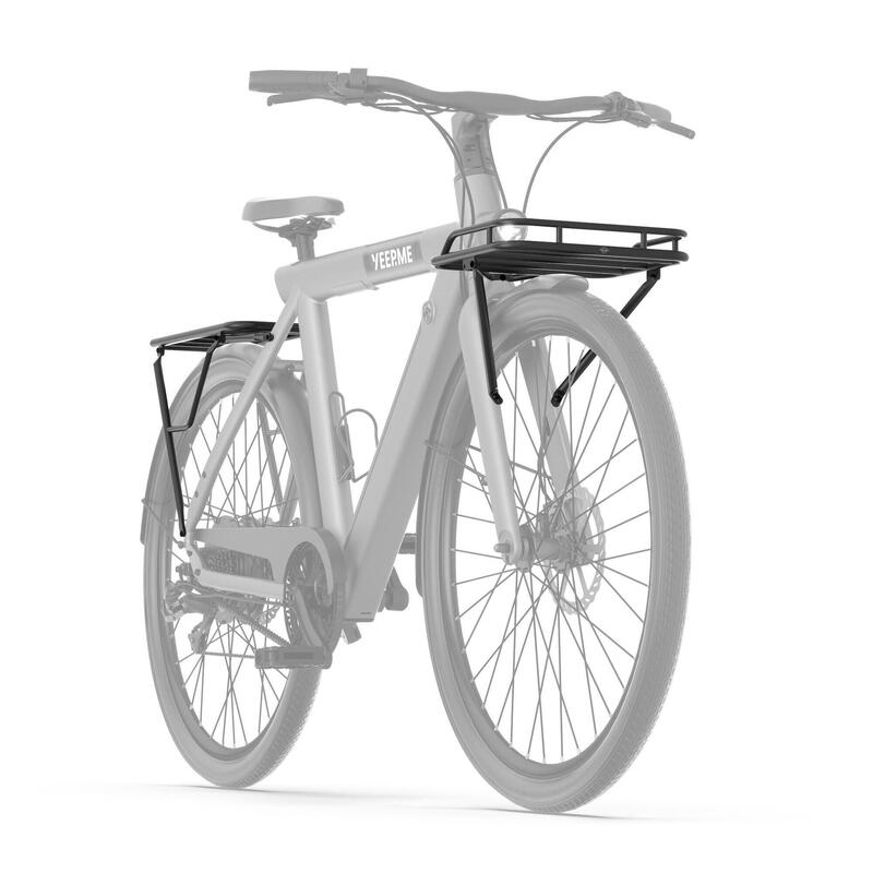 Vélo électrique DAY SPORT Cargo Gris 28'' 80km 460Wh Courroie, PB AV+AR