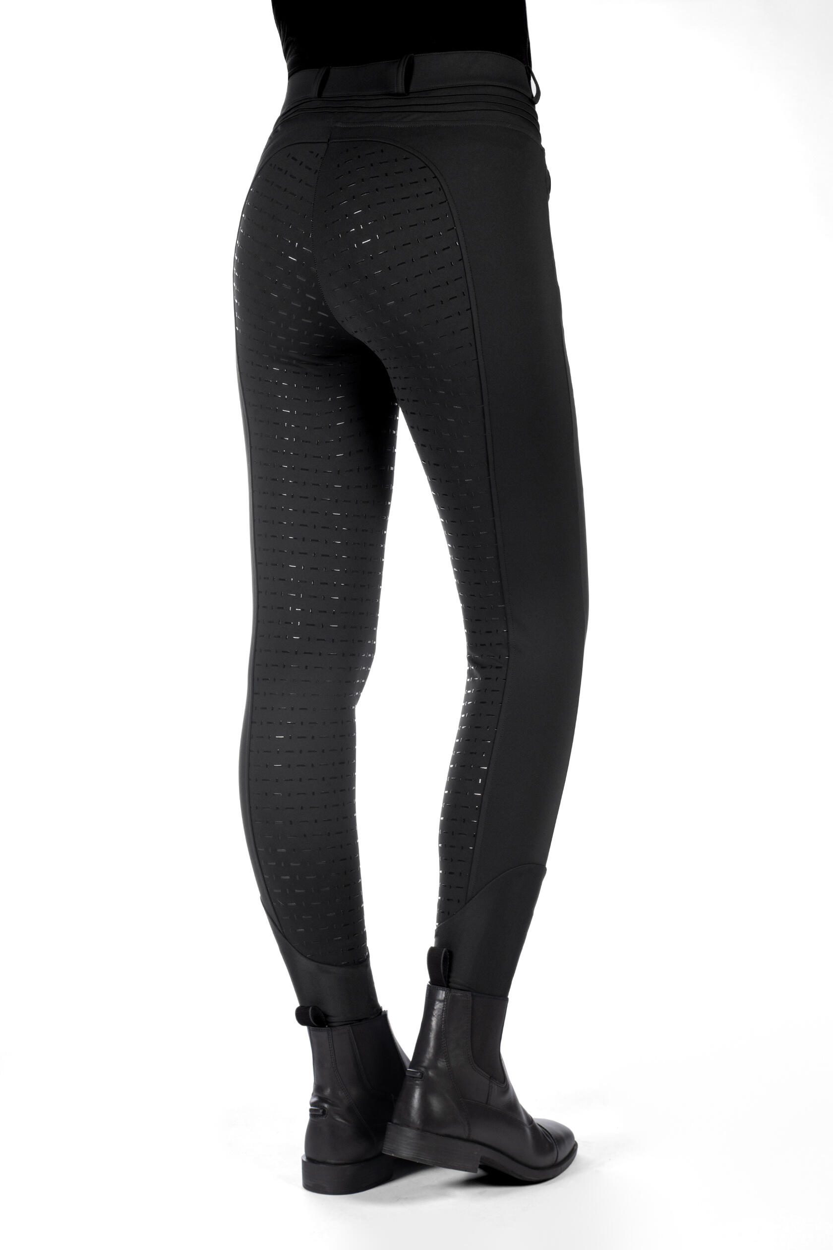 HKM Verwarmde Rijbroek Comfort Style - Zwart 4/7