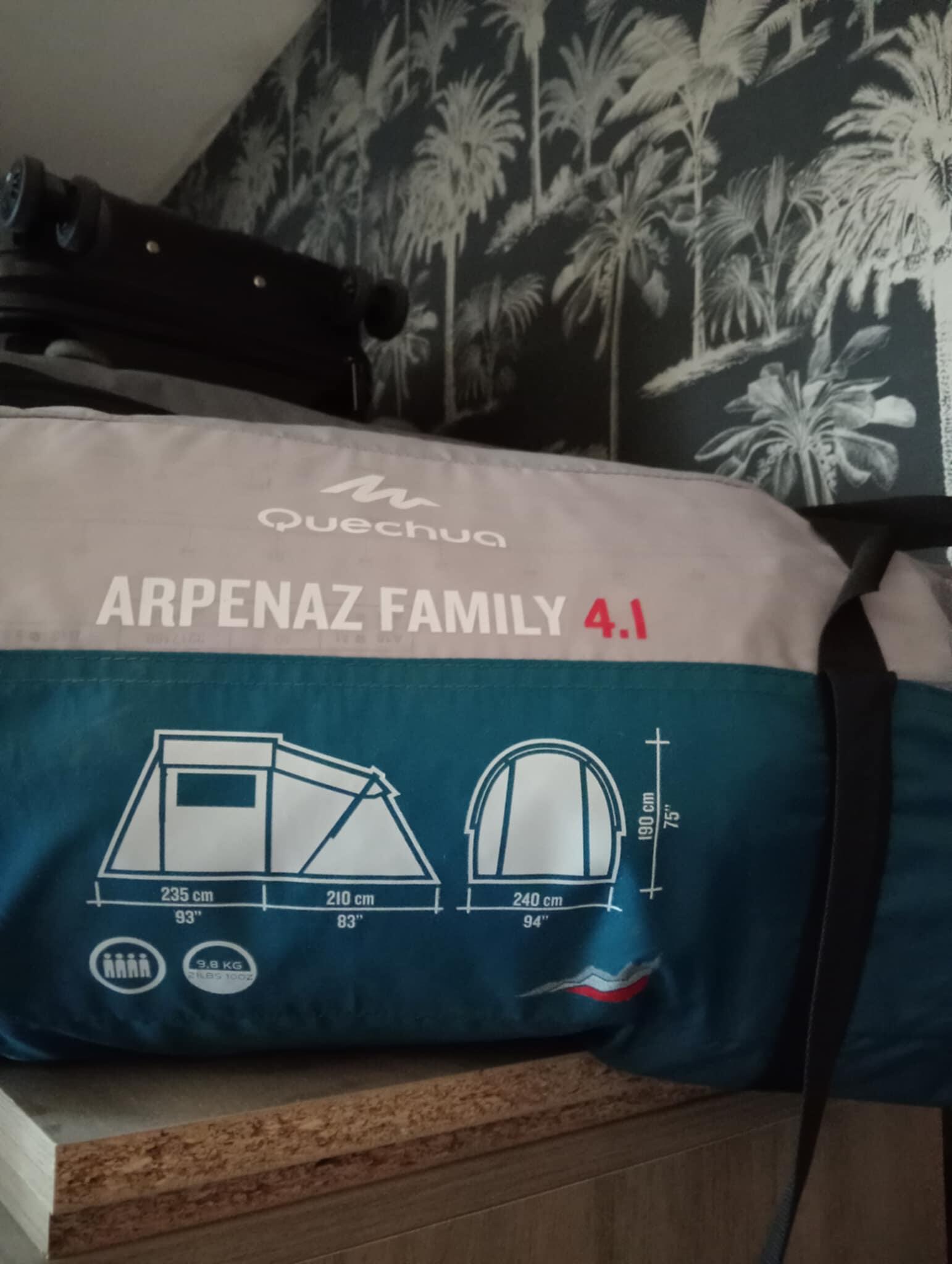 Entre Particuliers - Tente familiale Quechua 4 personnes 3/4