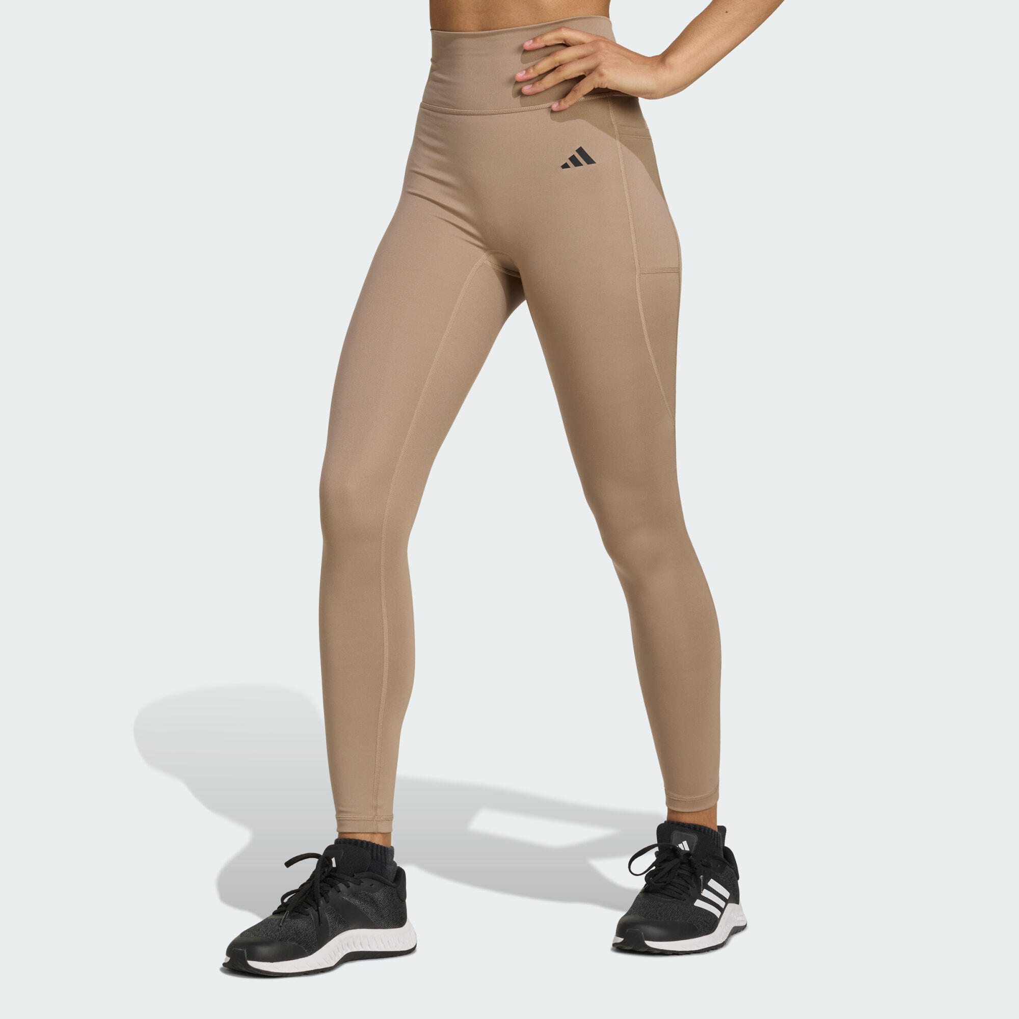 Adidas - Legging 7/8 Sans Couture Avant Optimé Essentials - Legging 7/8 - Marron - 42 M/l - Decathlon