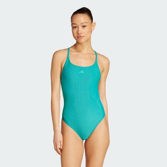 Maillot de bain bretelles fines matelassé côtelé Iconisea