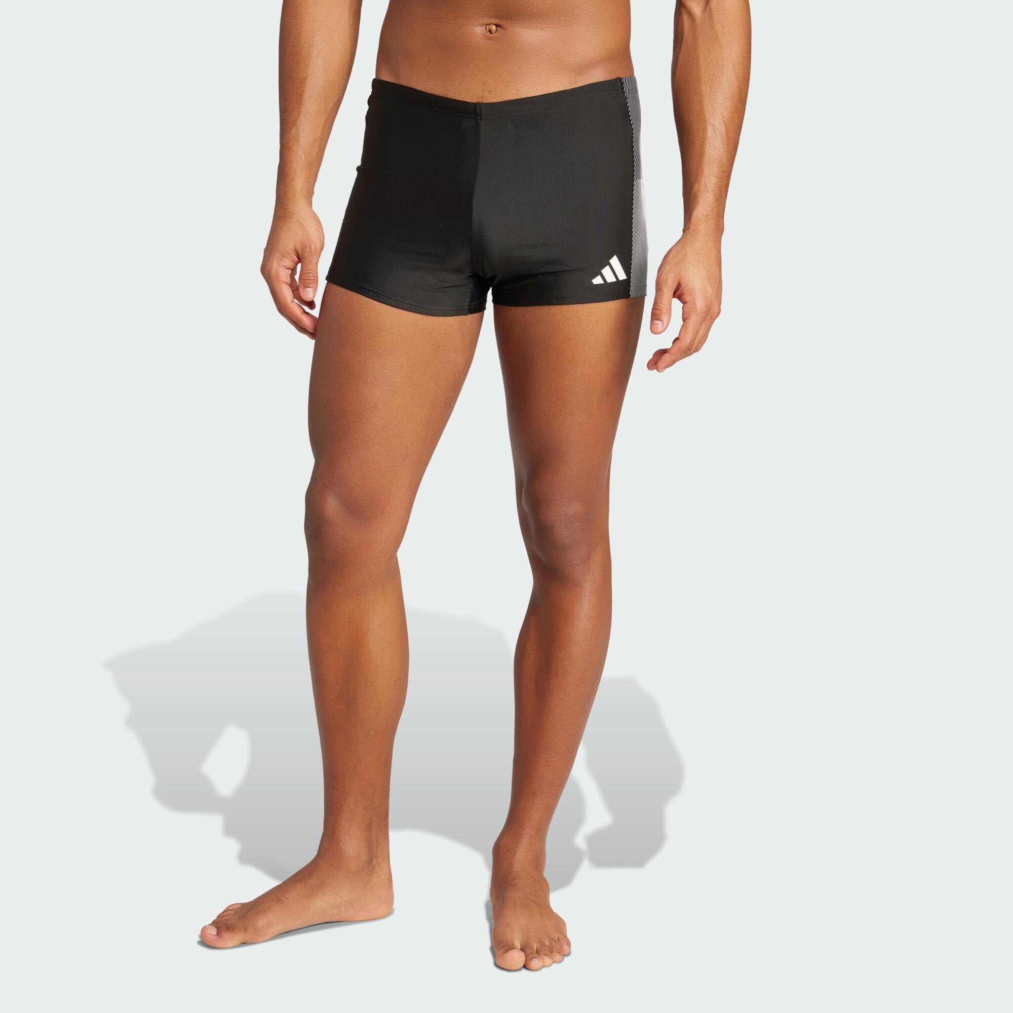 Adidas - Boxer De Natation Colorblock - Bas De Maillot De Bain - Noir - Decathlon