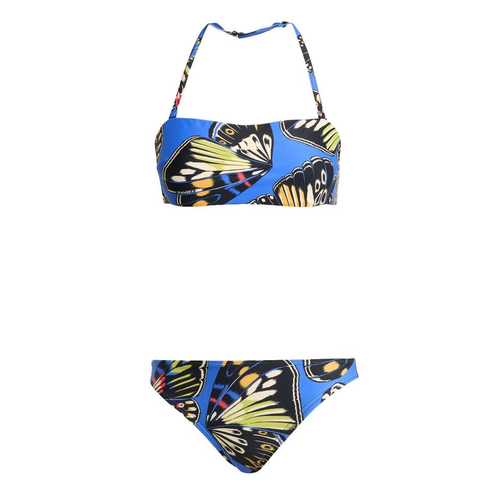 Komplet bikini z topem bandeau adidas x FARM