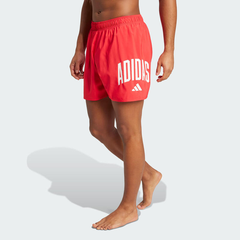 Plavkové šortky adidas s logem 13 cm