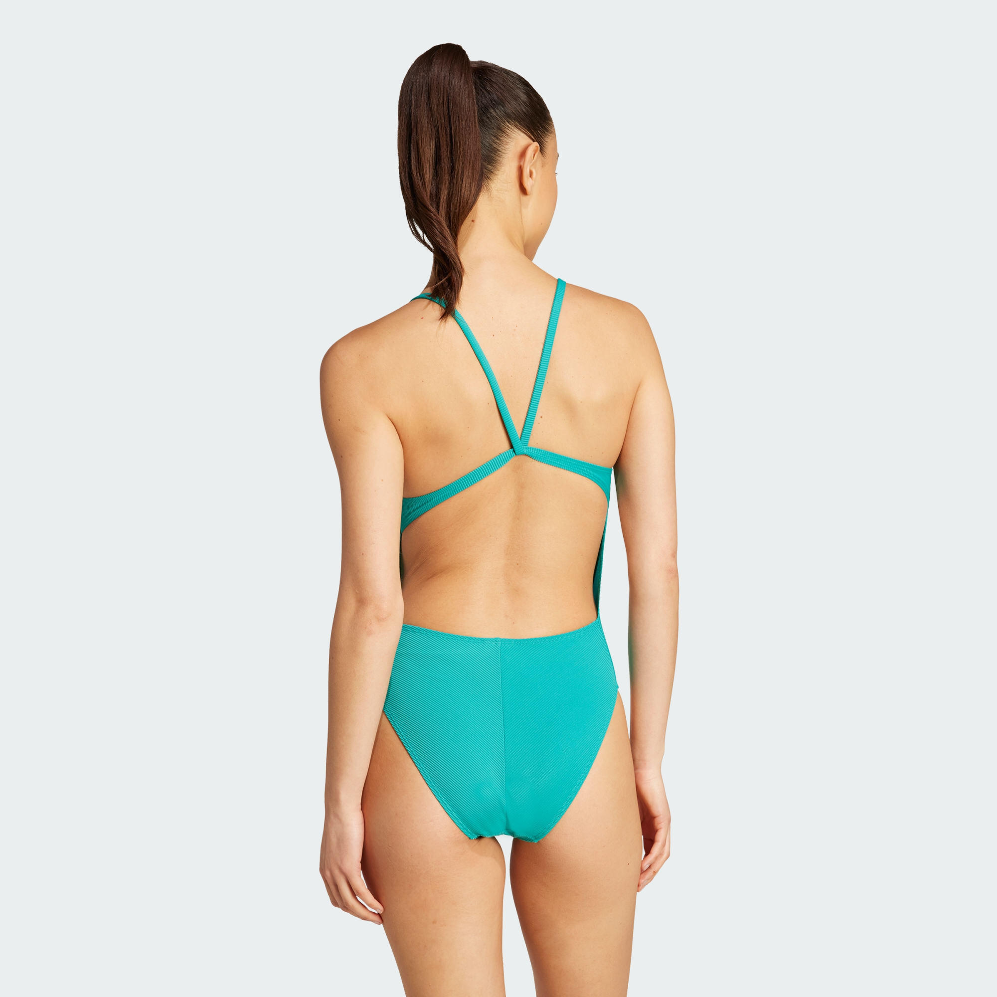 Maillot de bain bretelles fines matelassé côtelé Iconisea 3/6