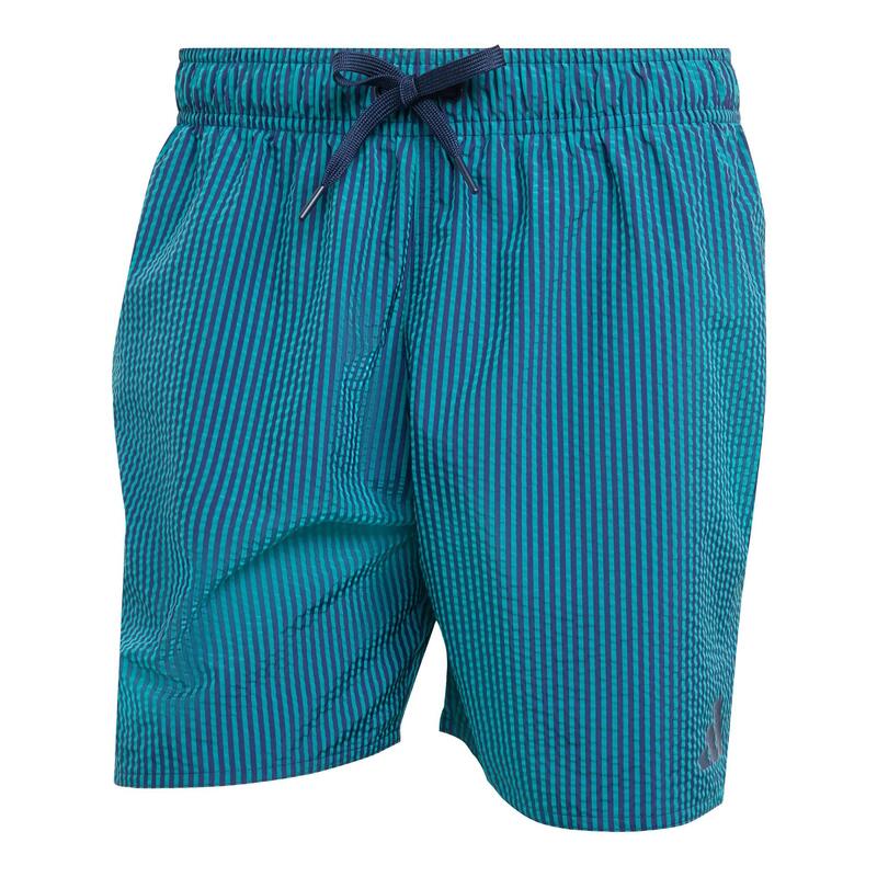 Plavecké šortky pruhované seersucker 13 cm