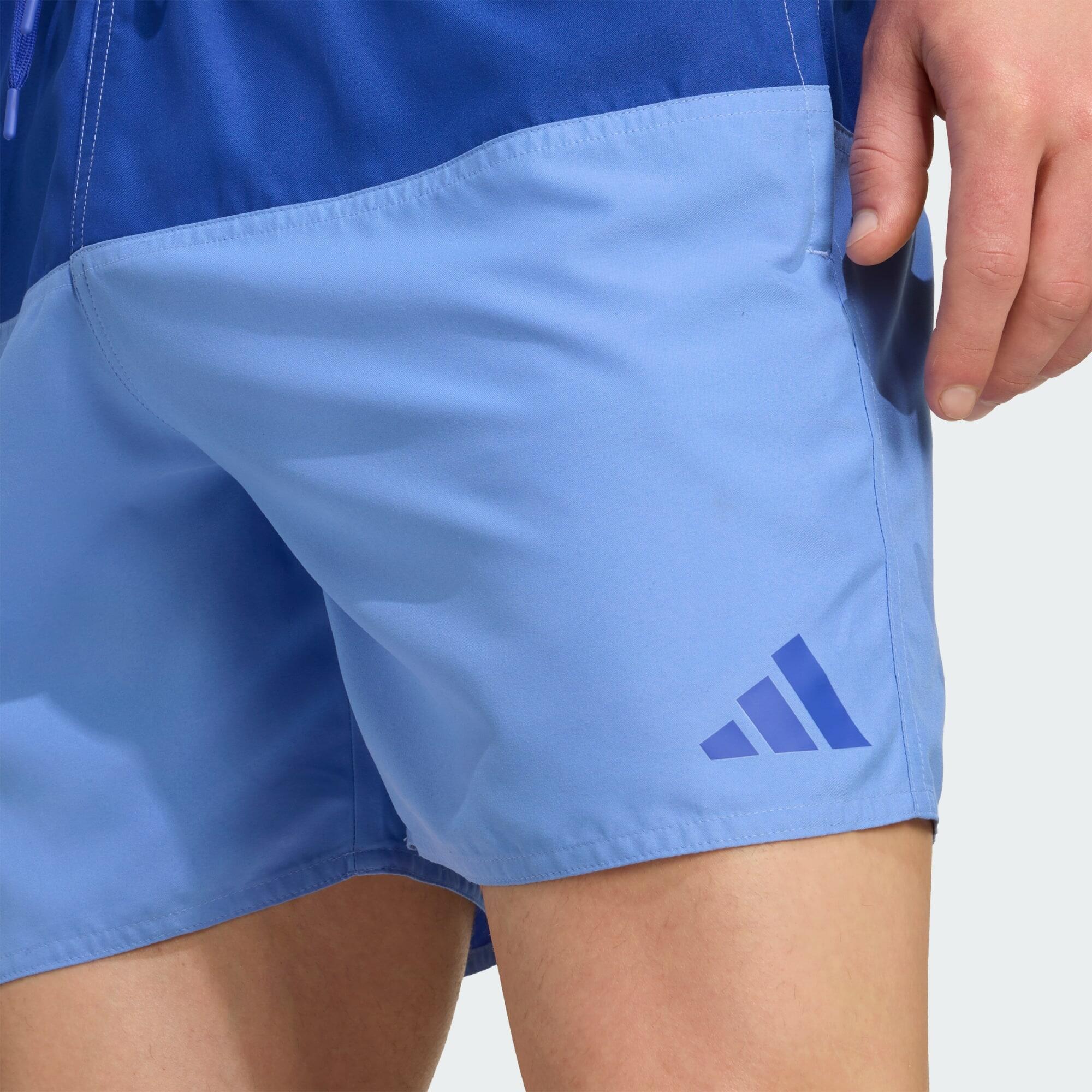 Herren Badehose Colorblock Badehose Adidas Badehose Blau