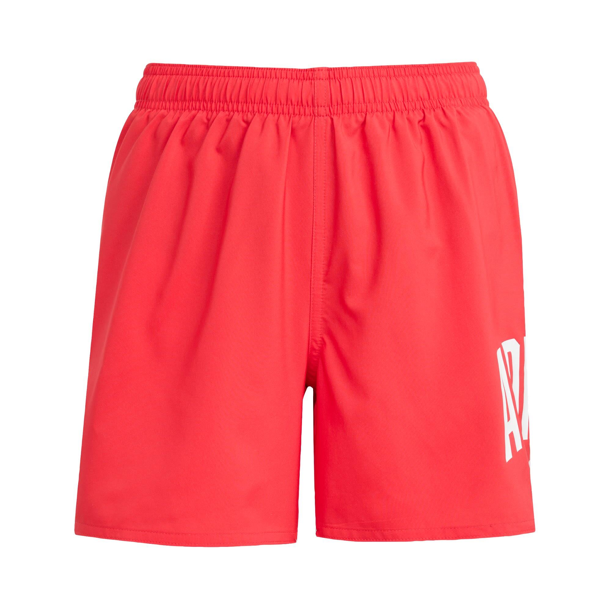 Adidas - Short De Natation Adidas Sportswear Essentials Logo Clx Enfants - Bas De Maillot De Bain - Blanc|rouge - 8 À 10 Ans - Decathlon