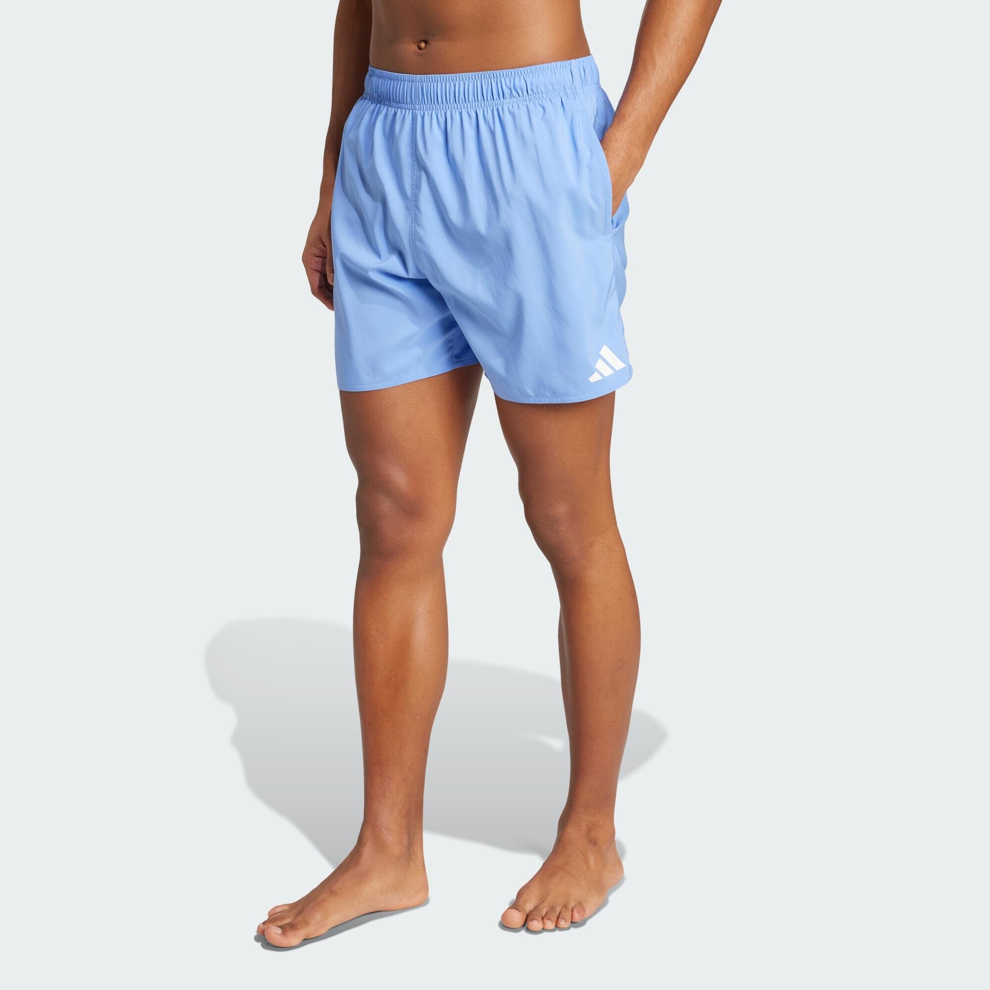 Adidas - Short De Natation 12,7 cm - Bas De Maillot De Bain - Blanc|bleu - 36 Xs - Decathlon