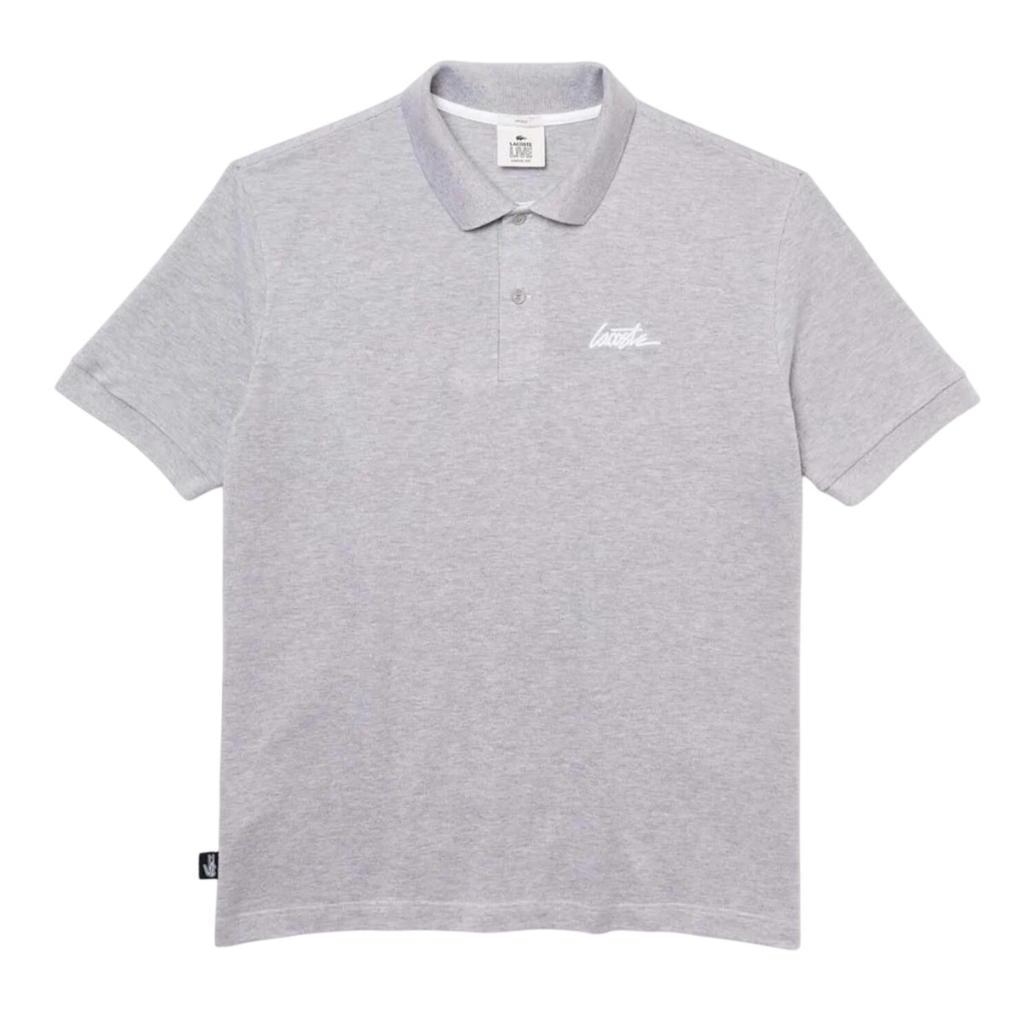 Unisex Adult Live ShortSleeved Polo Shirt (Grey) 1/2