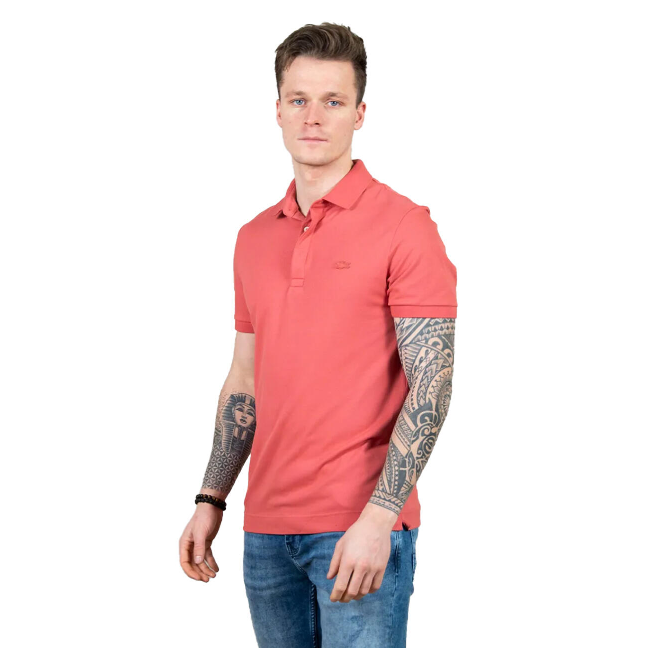 "Paris" Poloshirt für Herren Damen und Herren Rot 3/3