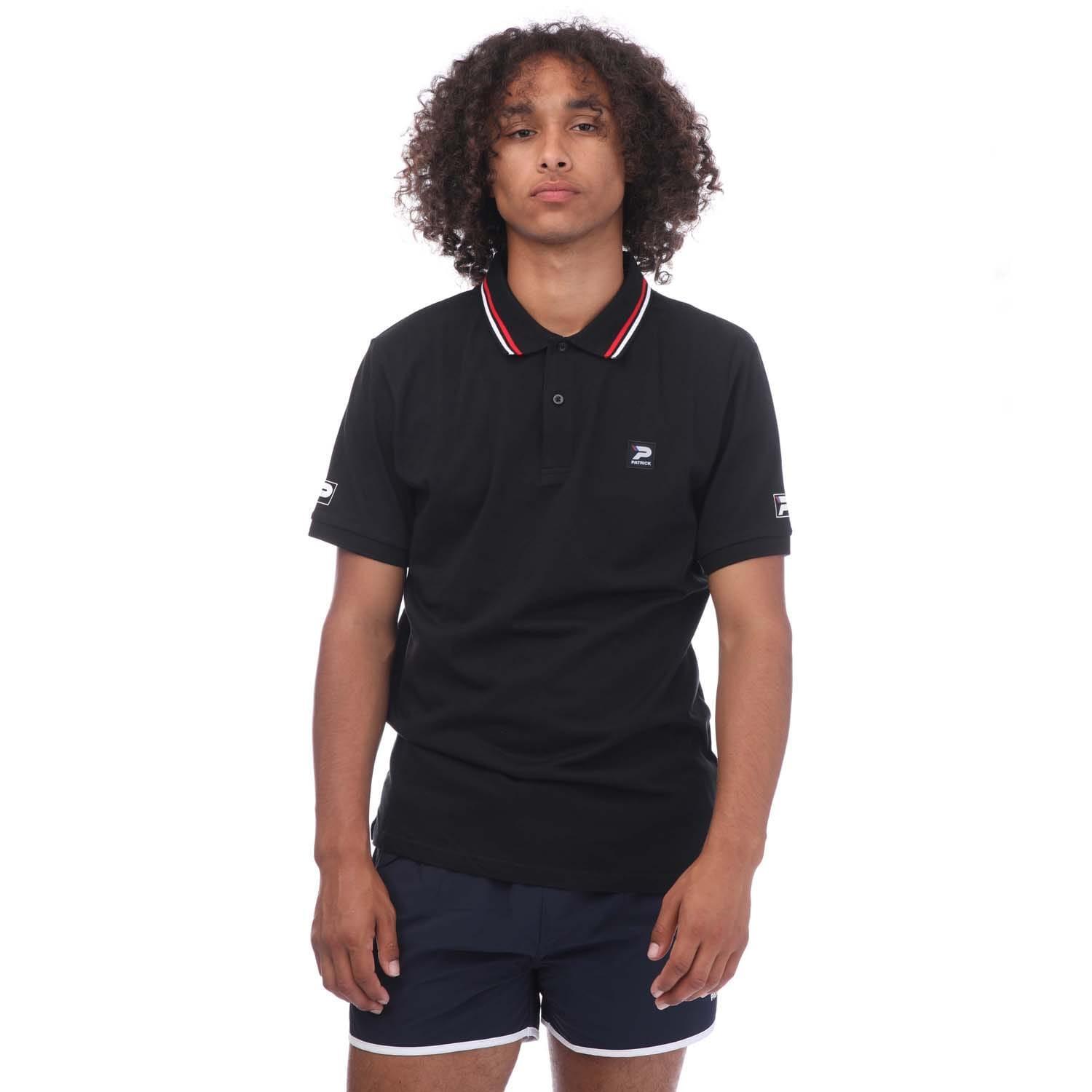 PATRICK Unisex Adult Grenoble Polo Shirt (Black)