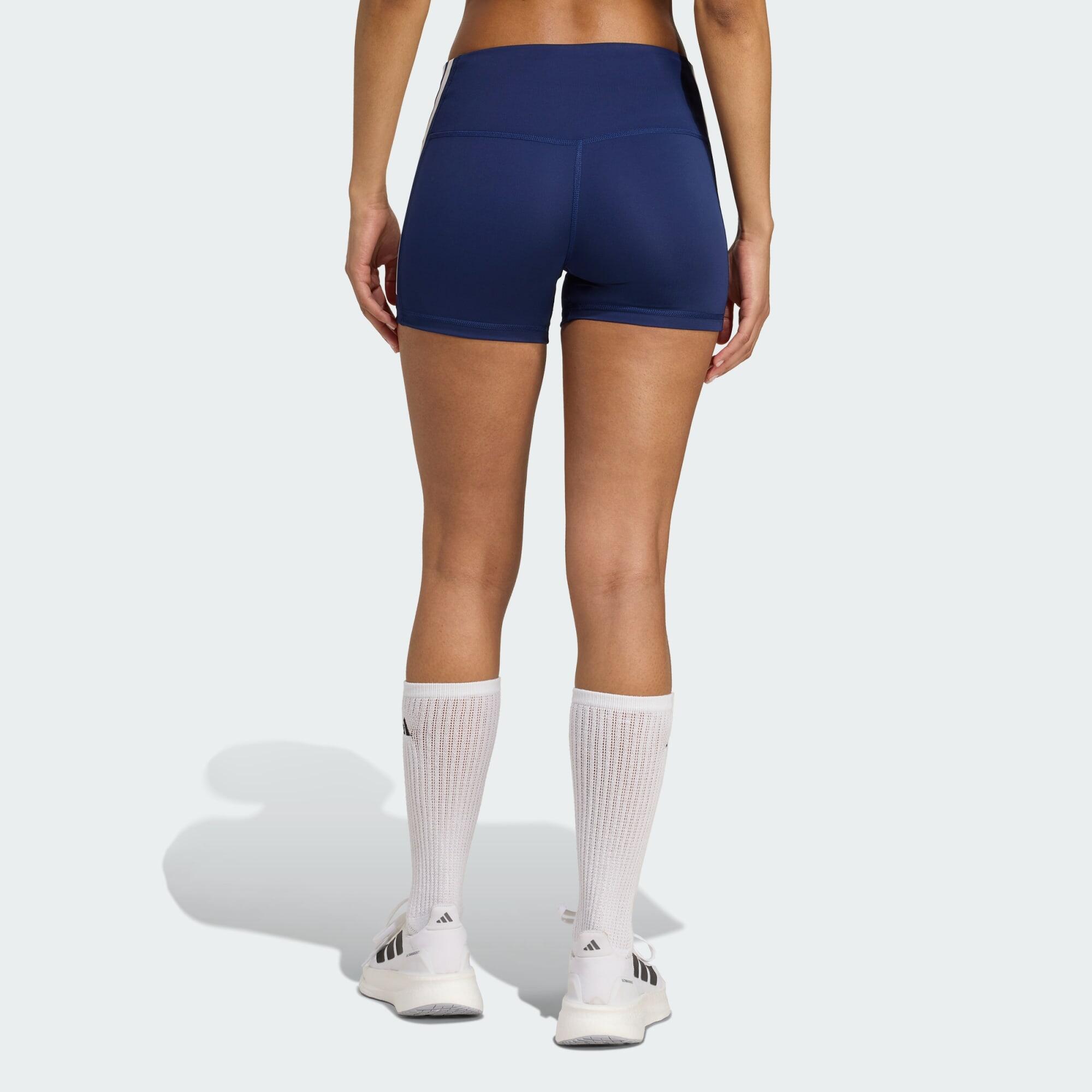 Shorts für Damen adidas 3-Stripes 4" 3/7