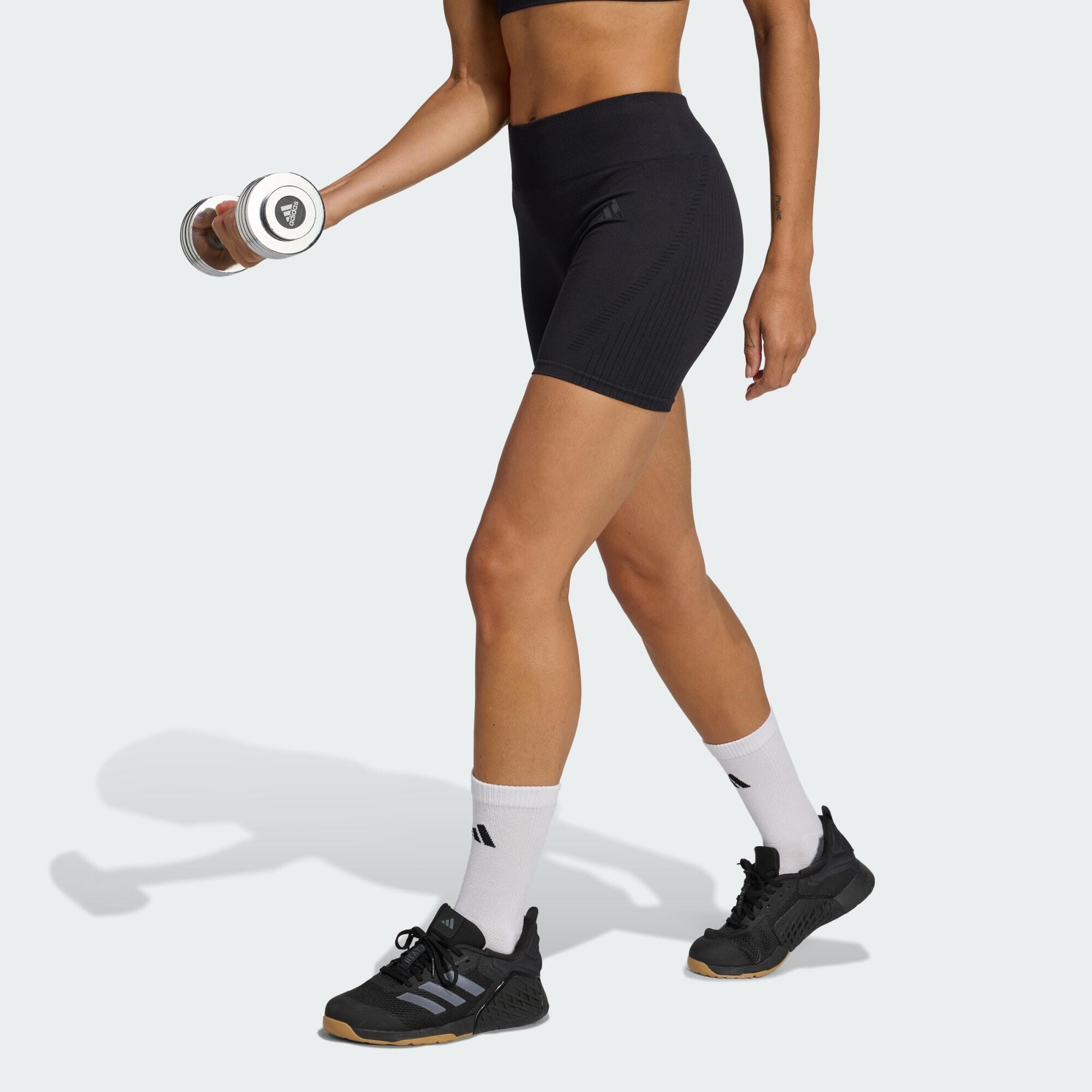 Legginsy z dzianiny o długości 4 cali Workout Essentials
