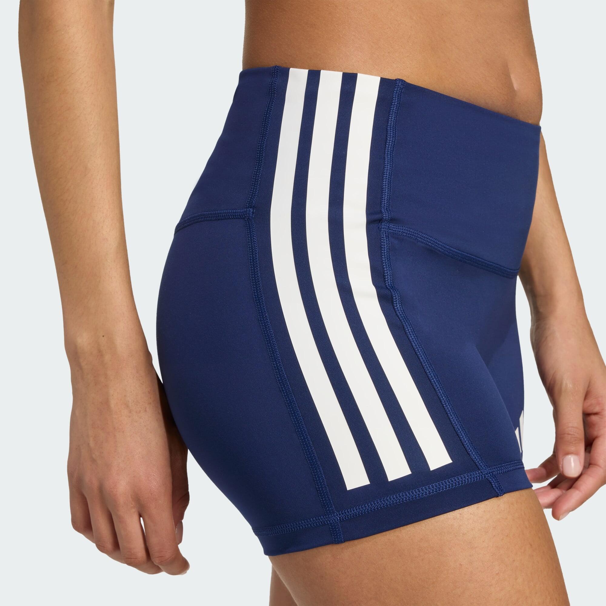 Shorts für Damen adidas 3-Stripes 4" 5/7