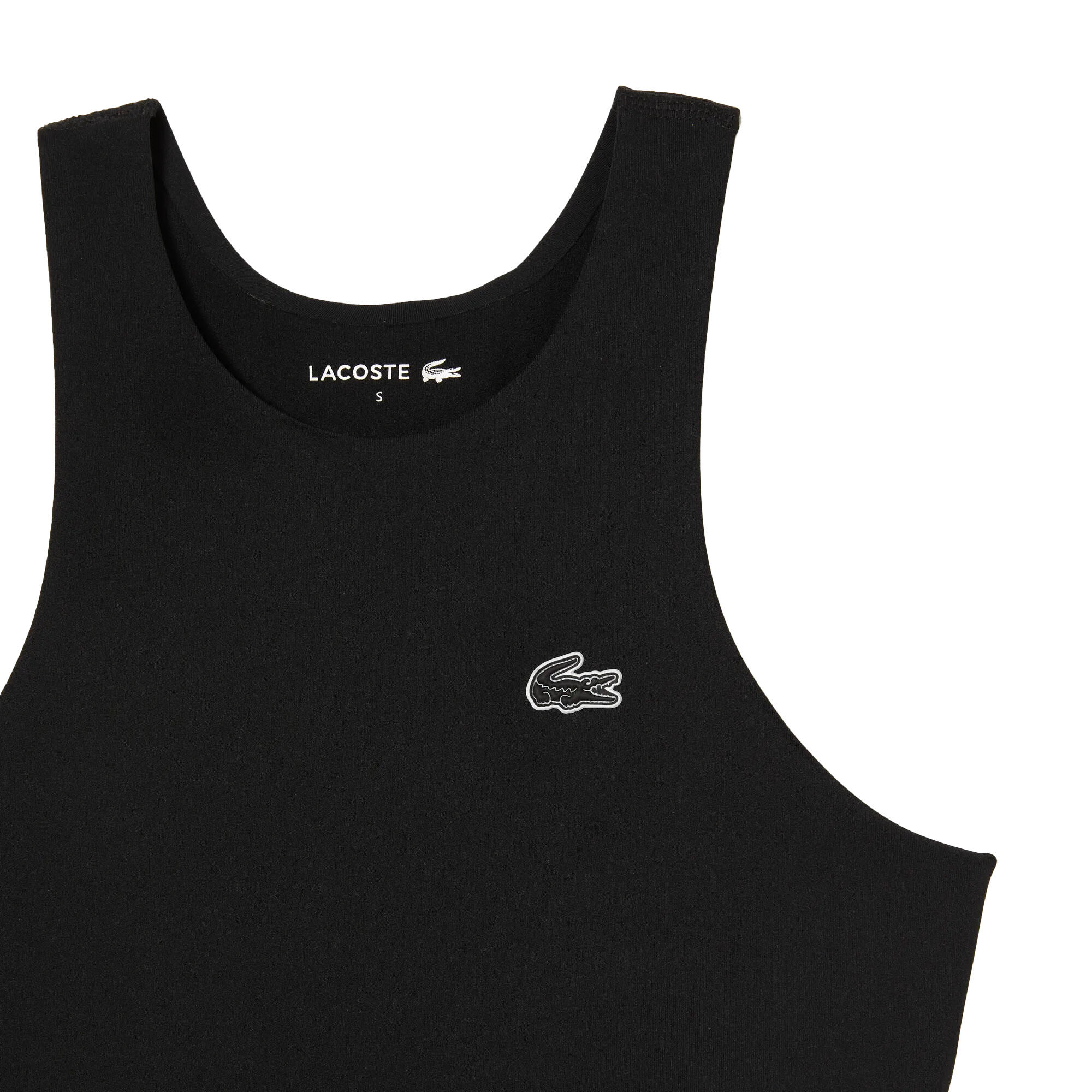 Reggiseno Sportivo Asciugatura Veloce Donna Lacoste Nero 3/3